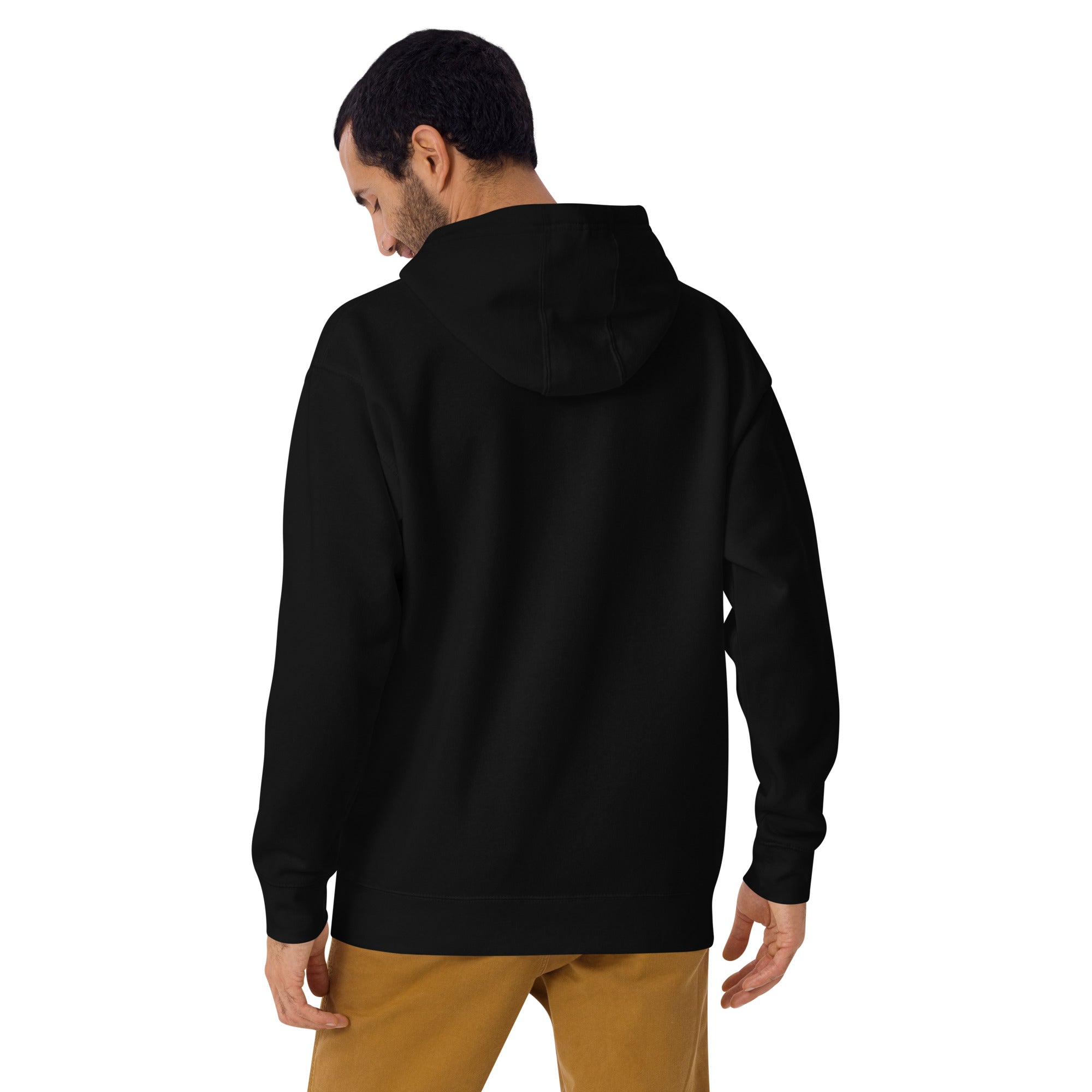Product mStructured 3-panel hood detail on DOG Classic Essential Hoodieockup